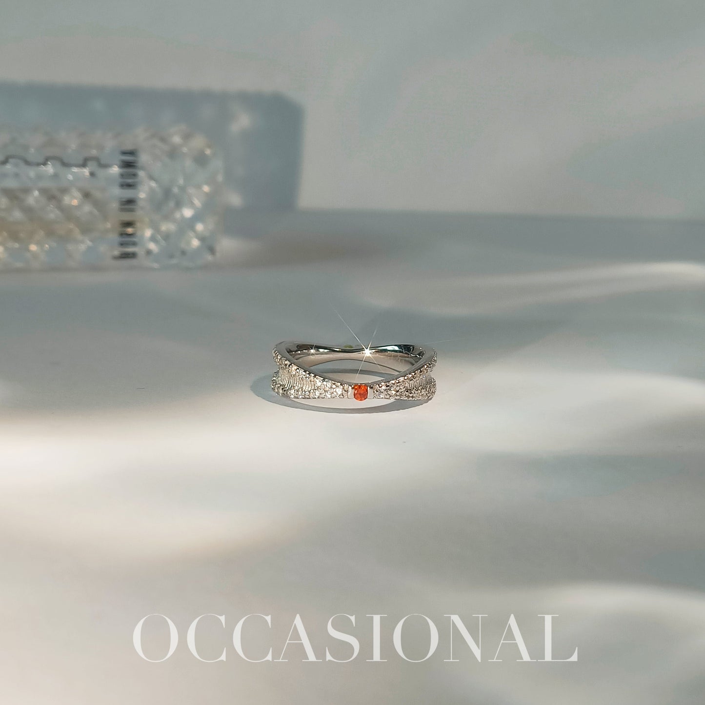 Double-sided curved ring S925 silver – Twins