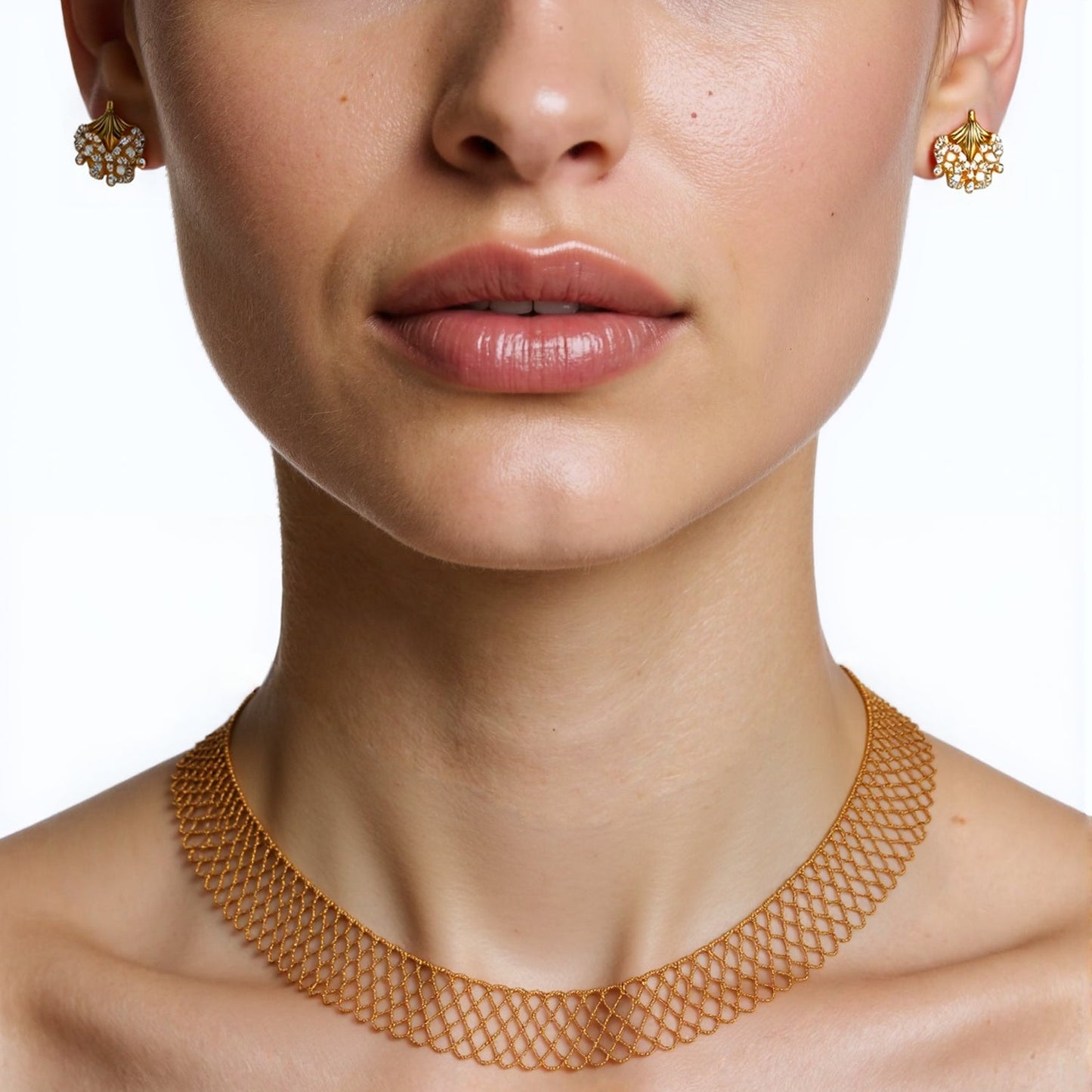 Shining Maple Leaf Earrings S925 Silver Gold Plated