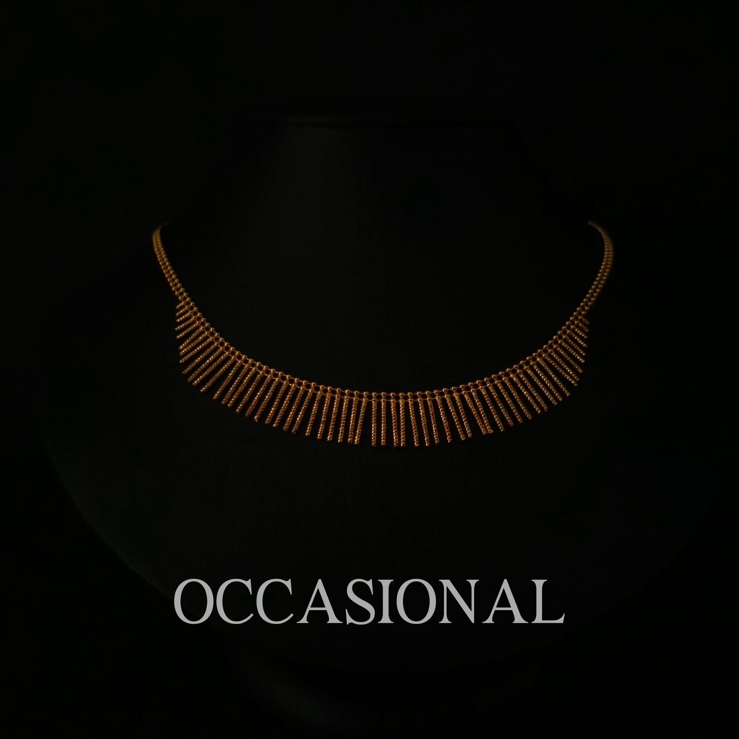 Tassel Necklace S925 Silver Gold Plated - Feather Silk