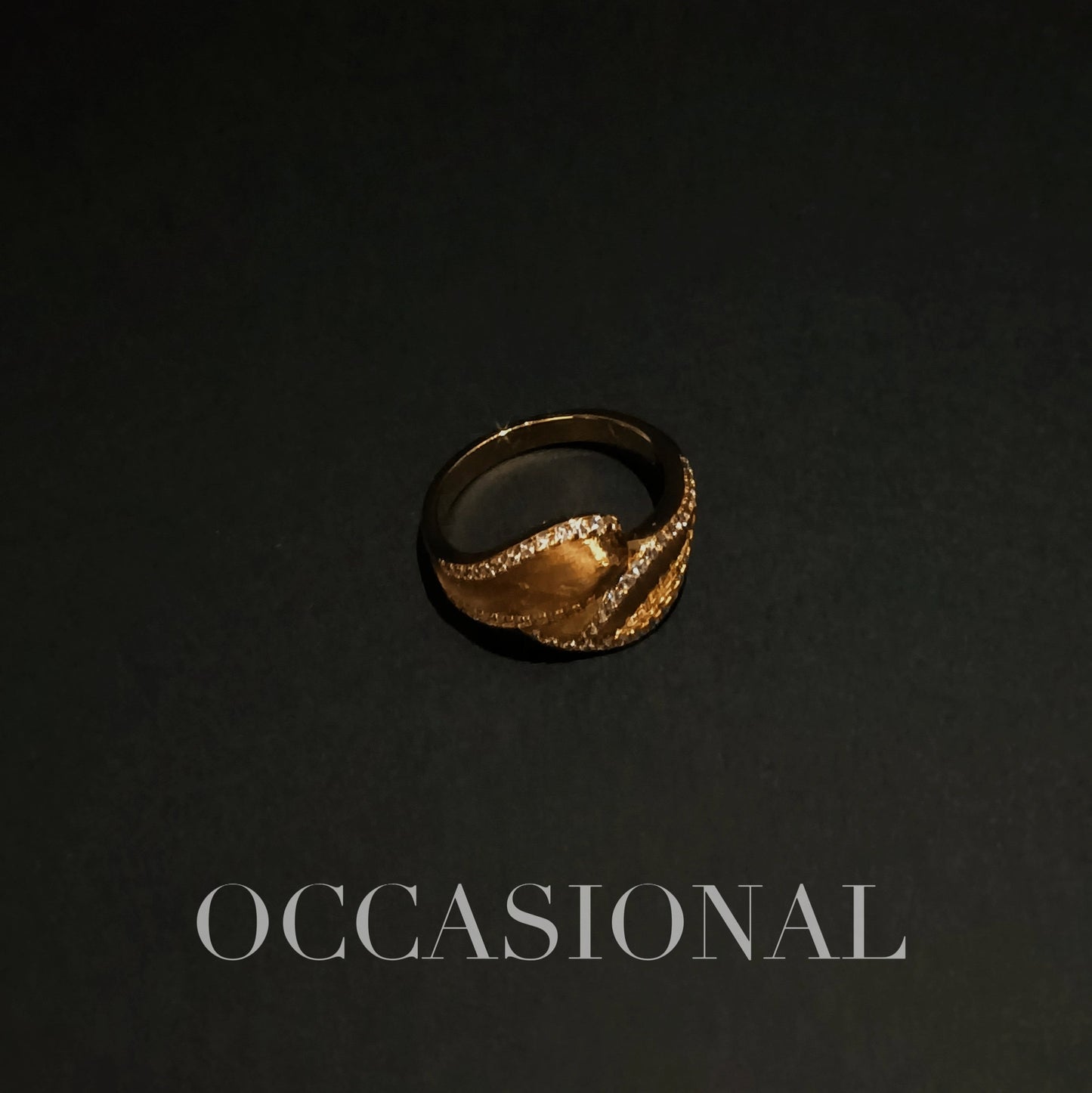 Brushed Embrace Ring - Spear and Shield