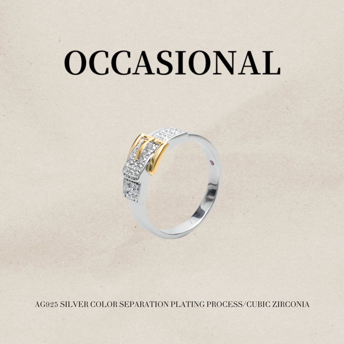 Belt Lock Ring S925 Silver