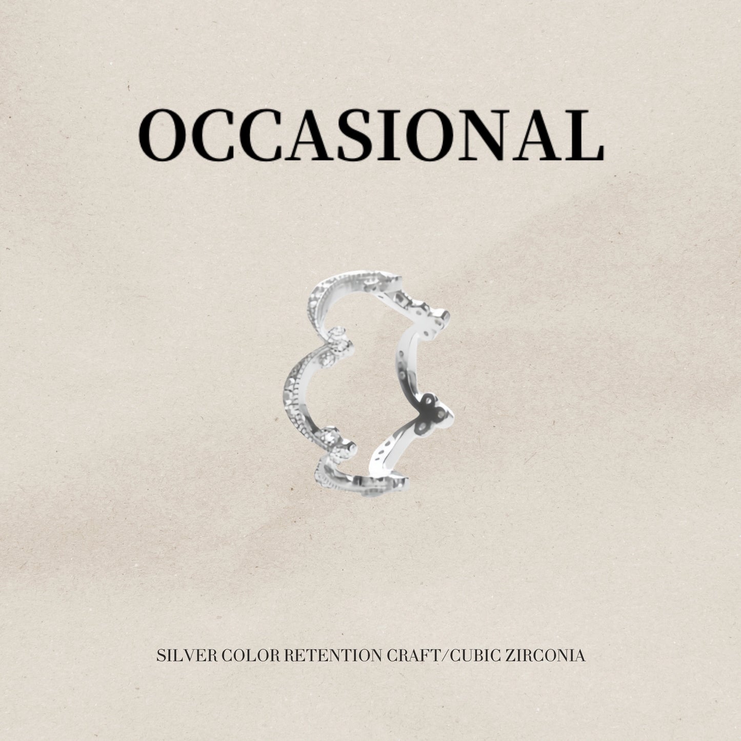 Crown Shape Ring S925 Silver