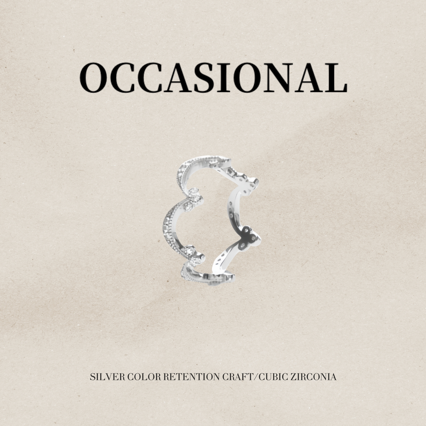 Crown Shape Ring S925 Silver