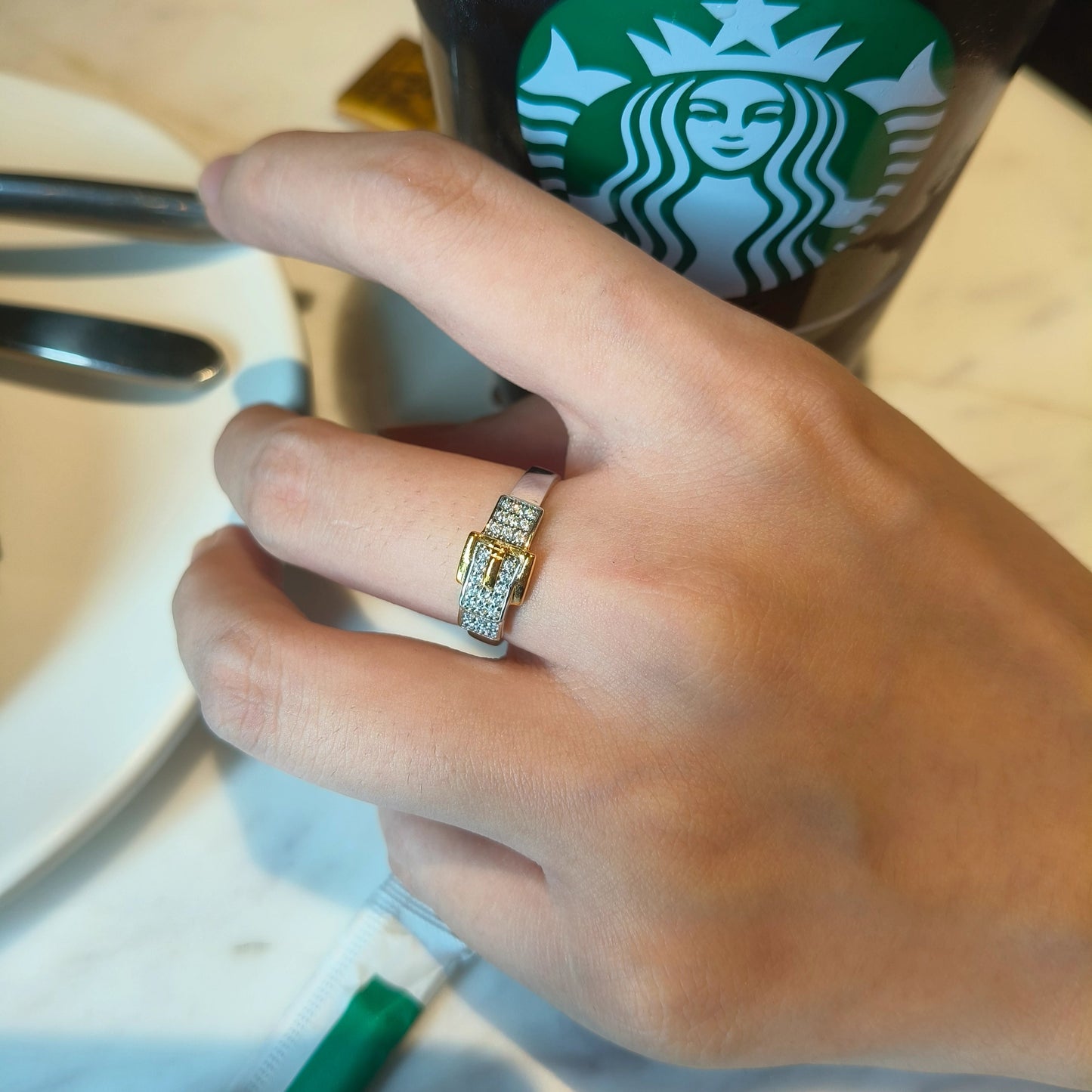 Belt Lock Ring S925 Silver