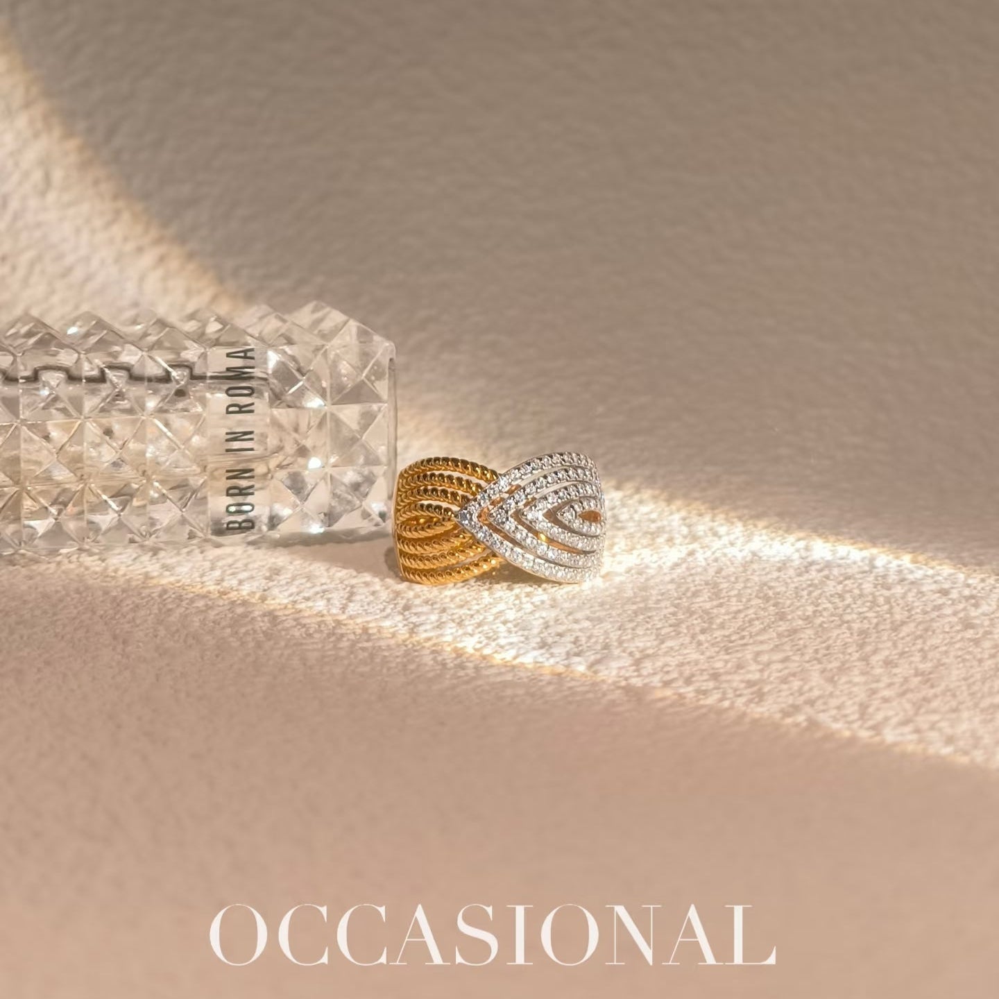 Two-color Stitching Ring S925 Silver-Mask