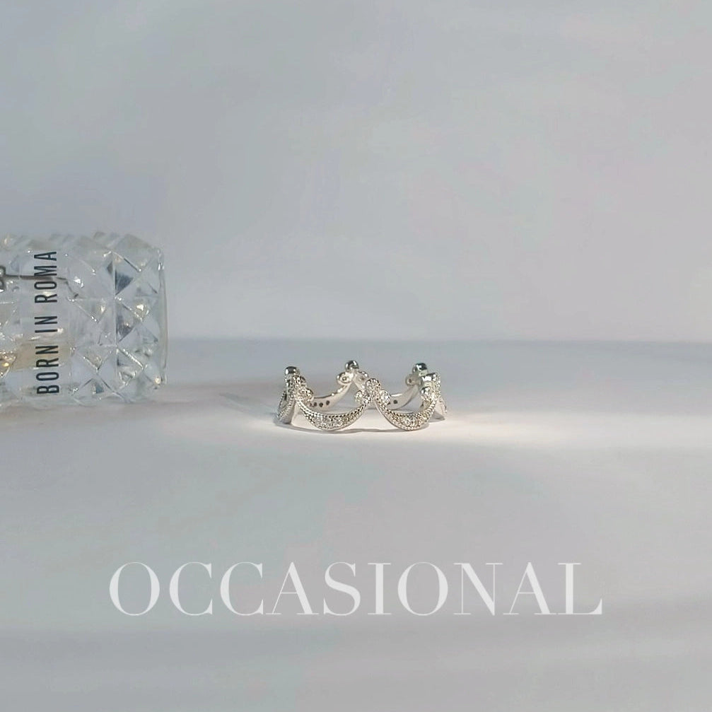 Crown Shape Ring S925 Silver