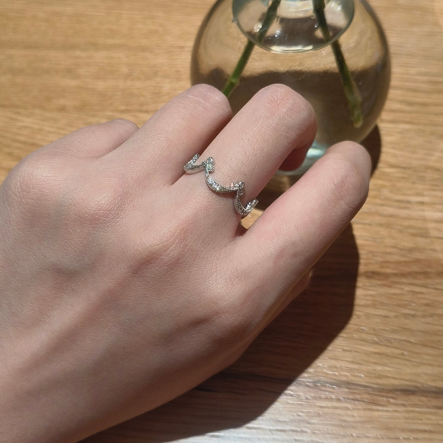 Crown Shape Ring S925 Silver