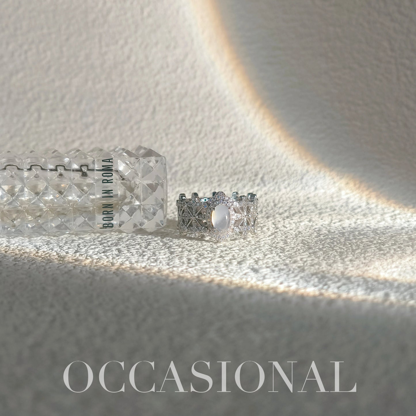 Wide Hollow Ring S925 Silver Rhodium Plated – Snowflake