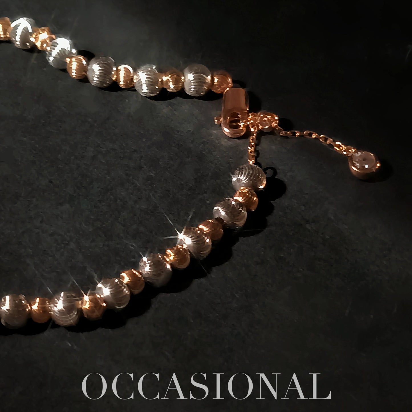 Two-color Ball Bracelet S925 Silver - Light Track