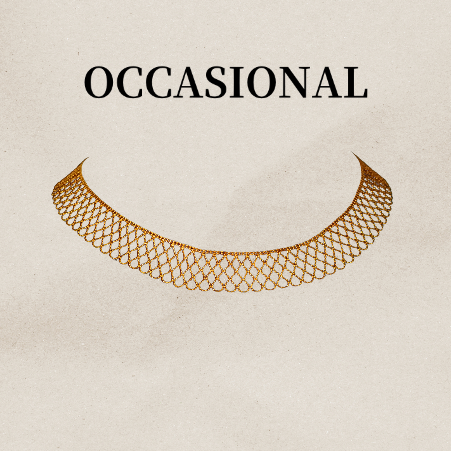 Vintage Mesh Necklace S925 Silver Gold Plated - Silk
