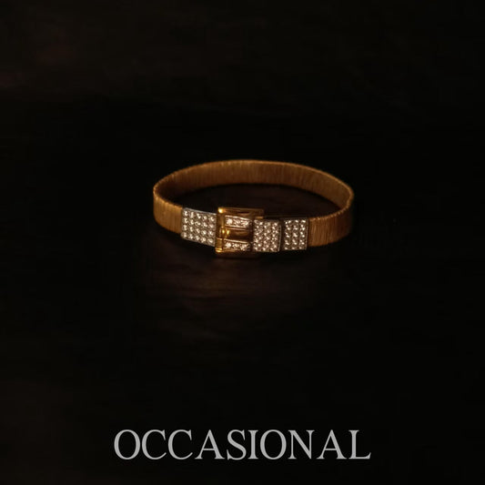 Belt Lock Bracelet S925 Silver