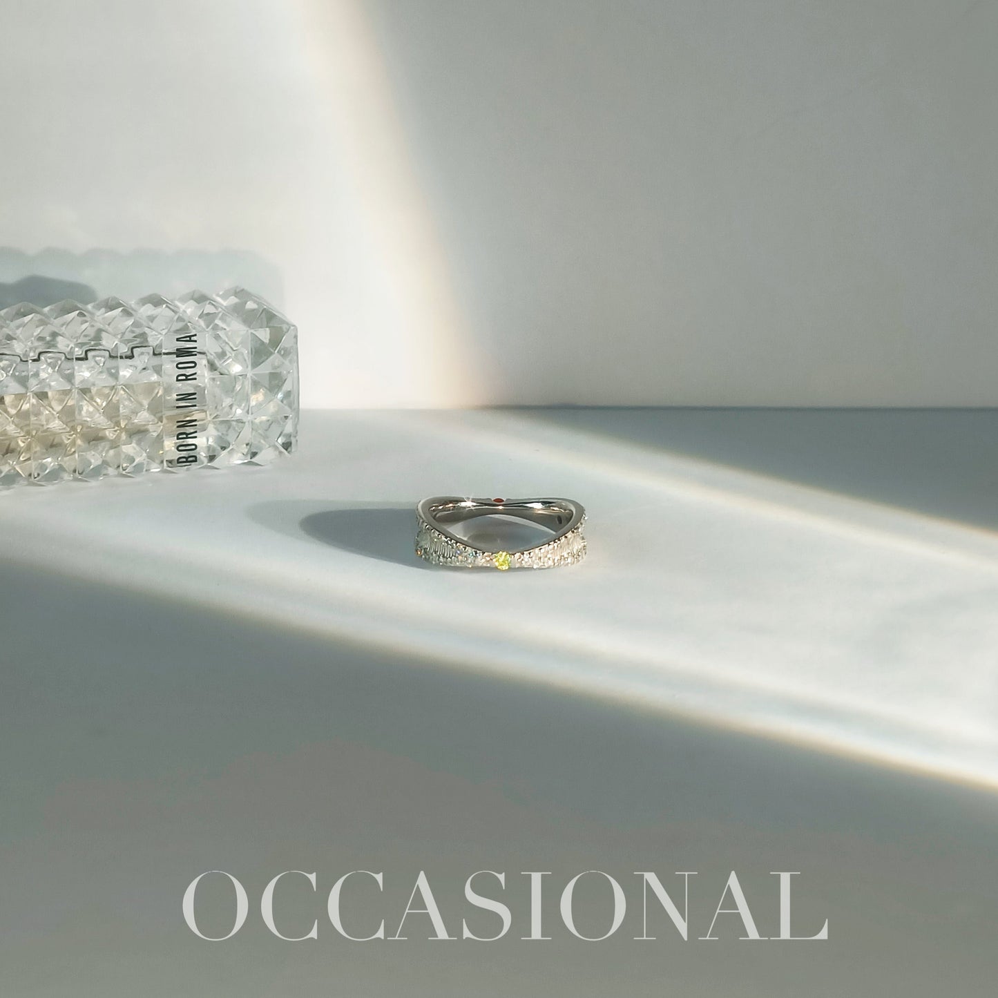 Double-sided curved ring S925 silver – Twins