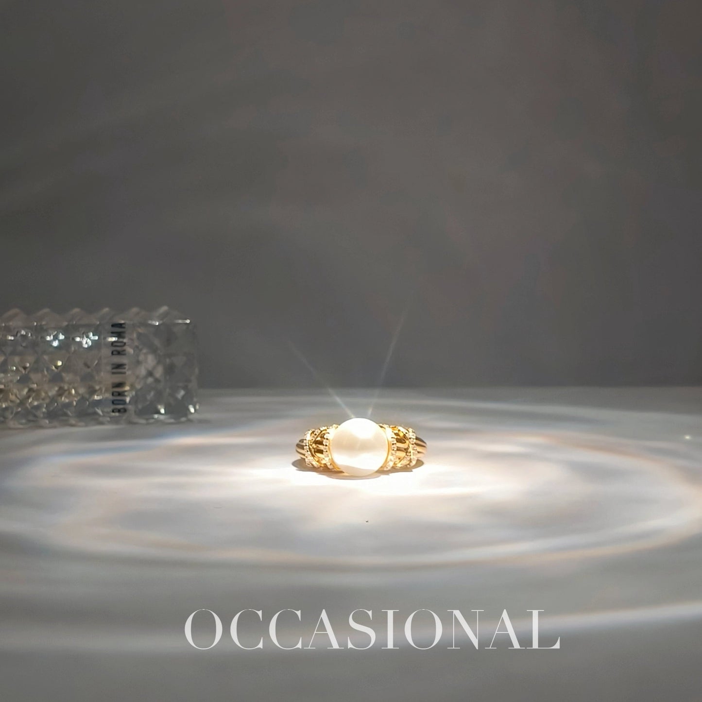 Highlight Bead Ring S925 Silver Gold Plated – Ocean