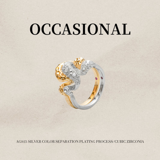 Two-tone Stacking Ring S925 Silver - Resistor