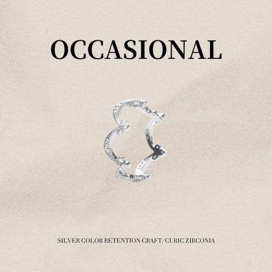 Crown Shape Ring S925 Silver