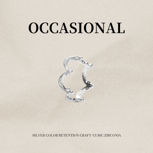 Crown Shape Ring S925 Silver