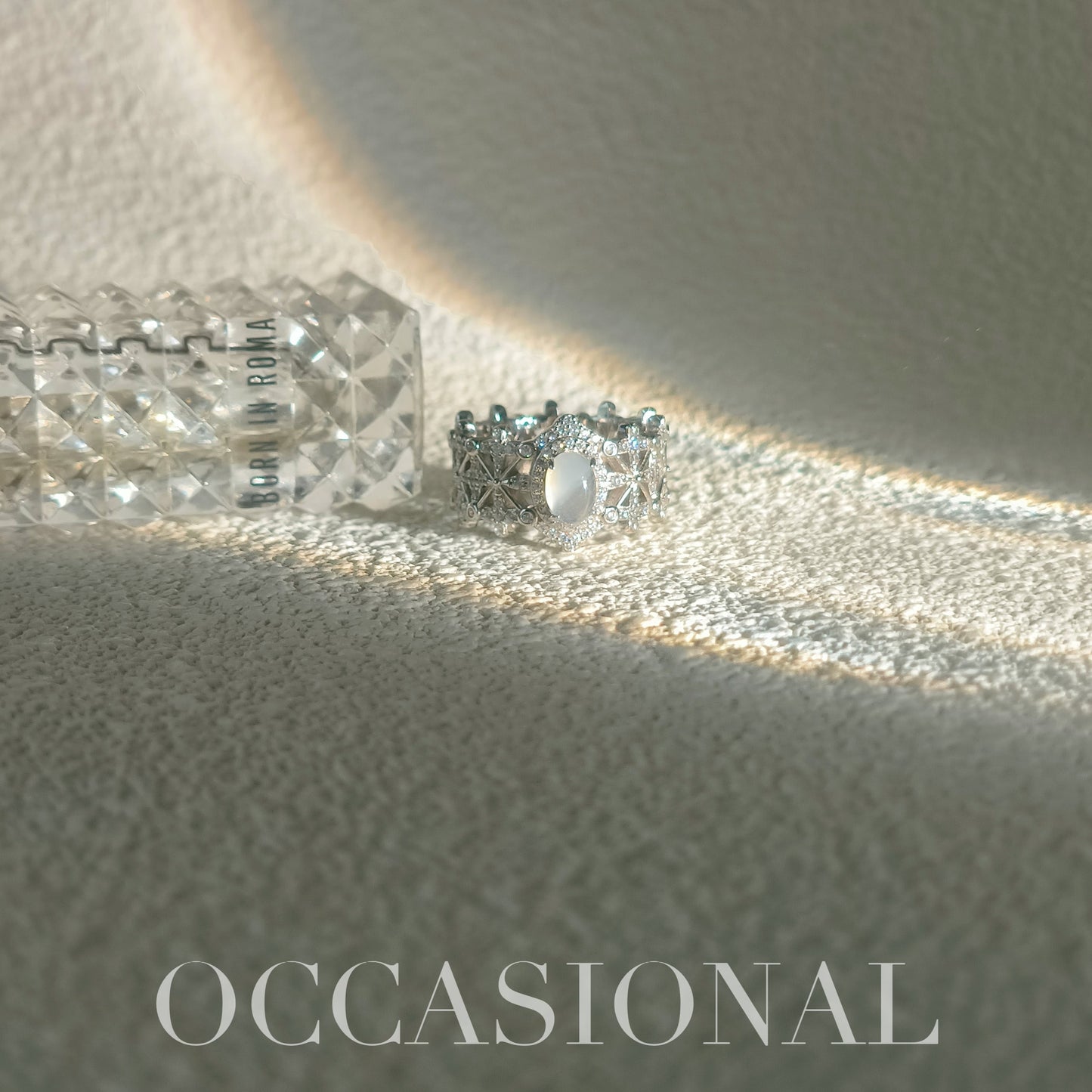 Wide Hollow Ring S925 Silver Rhodium Plated – Snowflake
