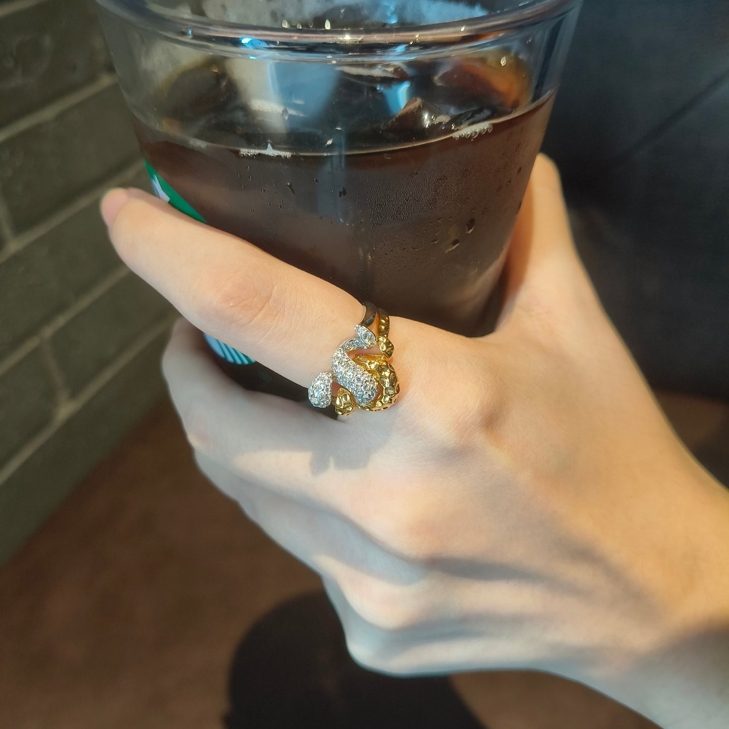 Two-tone Stacking Ring S925 Silver - Resistor